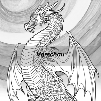 Malbuch 50 Drachen - ISBN-13: 979-8303586567