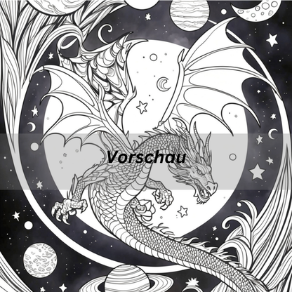 Malbuch 50 Drachen - ISBN-13: 979-8303586567