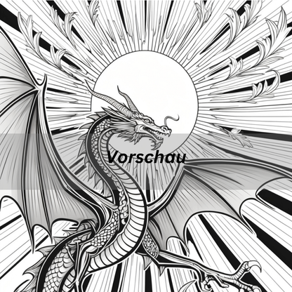 Malbuch 50 Drachen - ISBN-13: 979-8303586567