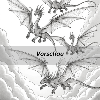 Malbuch 50 Drachen - ISBN-13: 979-8303586567